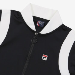 Fila White Line Female Track Suit - Naisten Liivit - Mustat | FI-59659